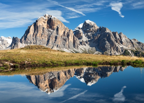 View from passo Giau, Tofana or Le Tofane Gruppe