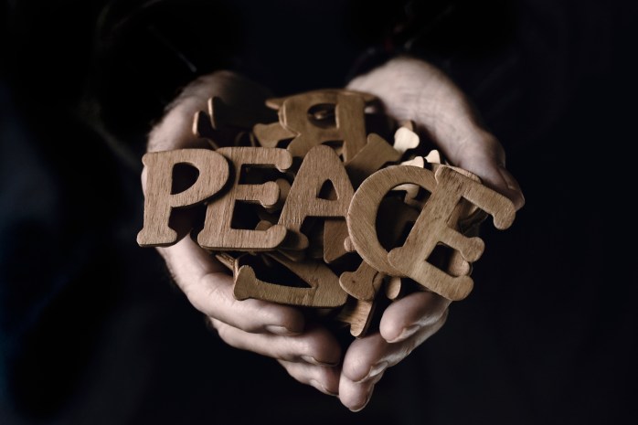 old man and word peace